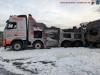 Brand - mehrere LKW, Personen in Gefahr, A3 Richtung Würzburg, 22.03.2023